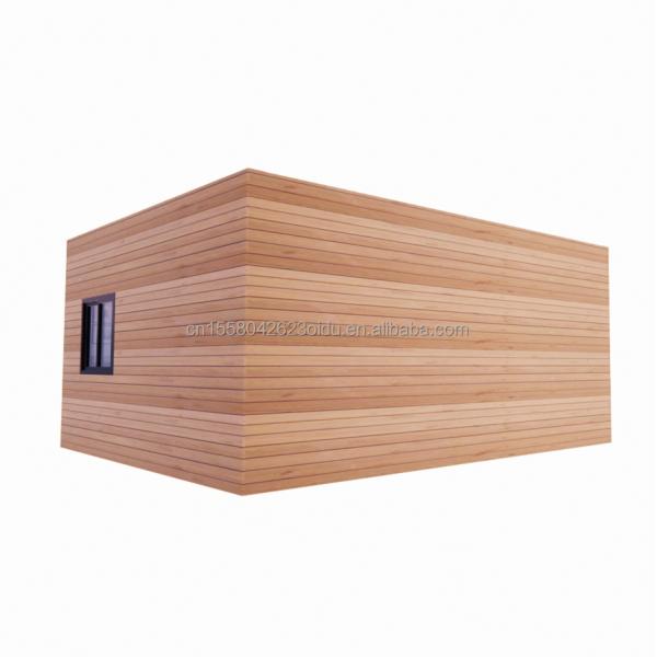 Prefabricated Wooden Glass Sunlight House Container House with Customized Color and Wall 50/75/100mm Wave Sandwich Panel