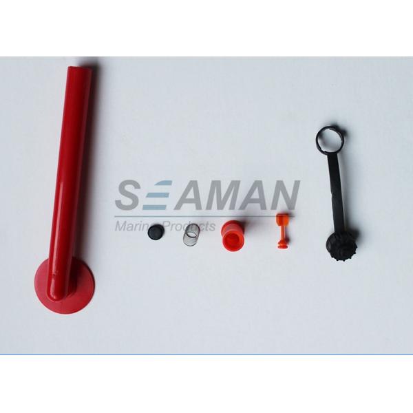 Boating Life Jacket Accessories / TPU Oral Inflation Tube With Cap & Inside Pressure Sensitive Valve