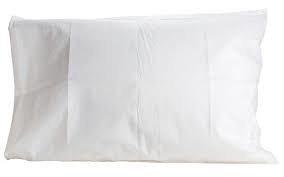 Buy White Color Disposable Pillow Covers Nonwoven Fabric Customized Width at wholesale prices