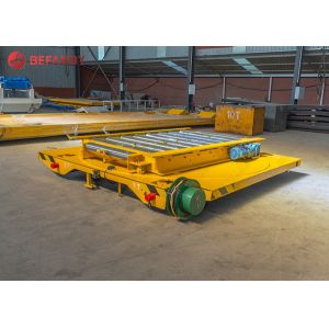Heavy Load AC Motor Roller Transfer Trolley With Track