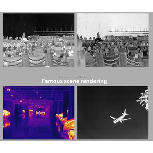384*288 8-14um Waterproof KD760 54mm Thermal Imaging Scope with Field of View 6.9°x5.2°