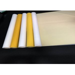 Yellow Monofilament Polyester Silk Screen Printing Mesh 39t 168t 80 380 420