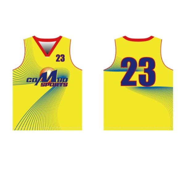 Buy UV Protection Mesh Basketball Jerseys , XS-4XL Basketball Team Apparel at wholesale prices