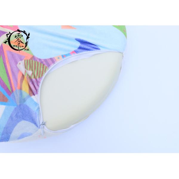 Cartoon Style Soft Decorative Cushions Pillows Brushy Velvet Customized Logo Size