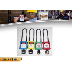 126g ABS Safety Lockout Padlocks CE ATEX  Approval 76 Mm Steel Shackle