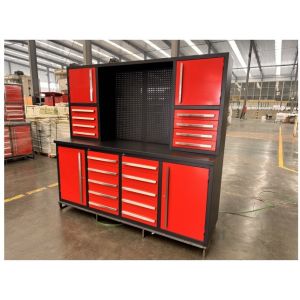 Car Repair Garage Workshop Heavy Duty Metal Workbench with Multi Drawers
