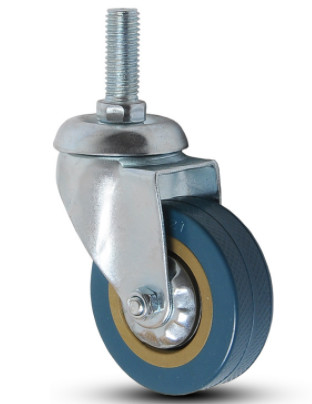 Buy trolley wheel grey rubber swivel castors 3 inch at wholesale prices