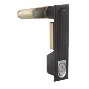 China Panel Electrical Cabinet Door Lock Zinc Alloy Black Latch ISO Certificate on sale