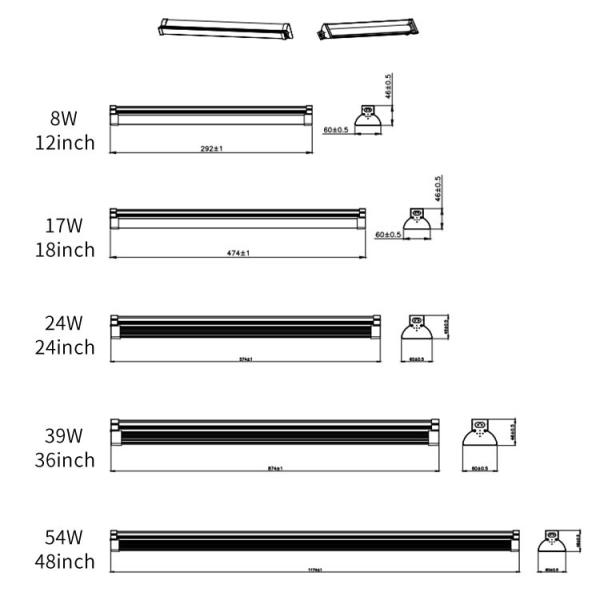 17W 18inch Heat Reptile Clamp Lamp Prevent Crawler MBD Disease