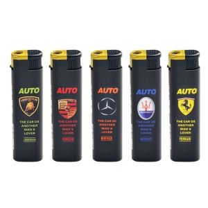Customization Disposable Butane Gas Plastic Flameless Lighter with Windproof