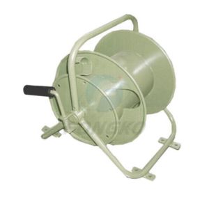 China 600M Outdoor Mobile Wire Spool Cart Metal Cable Reel Winding on sale