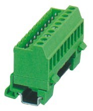 Buy Din Rail Pluggable Terminal Block with 5.08mm Pin Spacing socket arrage:24-12 AWG at wholesale prices