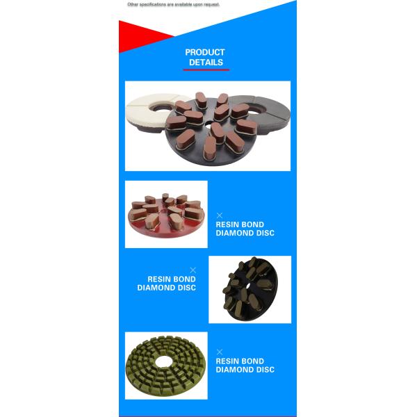 Customized Support OEM Fine Grinding on Granite 10 Inch Diamond Resin Bond Grinding Plate