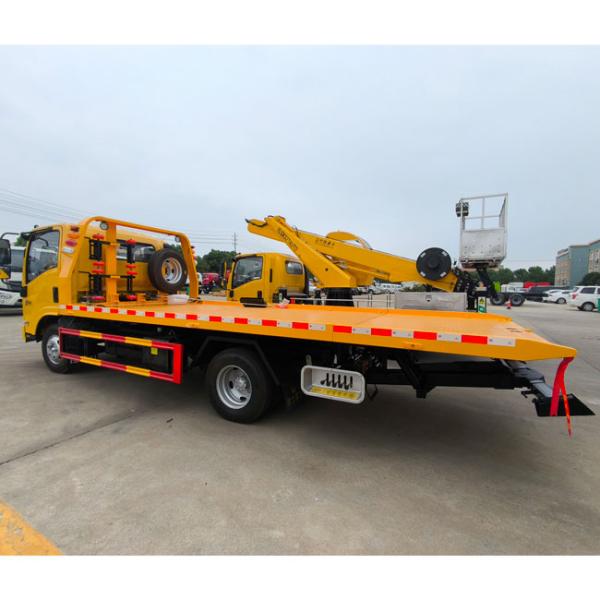 New Brand 4x2 ISUZU Tow Truck Wrecker Truck 5.3M Flat Bed Truck