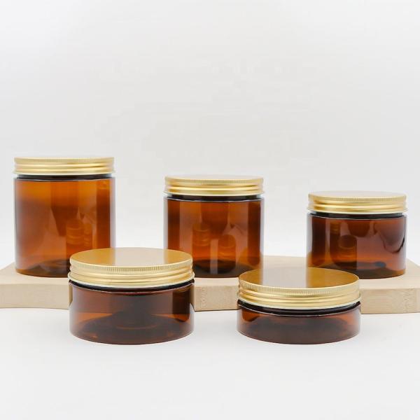 Buy Shatterproof Recyclable PET Plastic Jar 500ml Wide Mouth PET Jars at wholesale prices