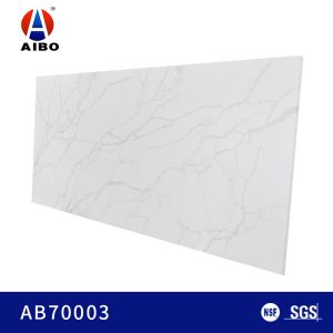 China Crack Patterned 30MM Calacatta Wall Panel Quartz With Commercial on sale