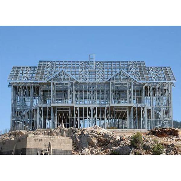 Waterproof Prefab Villa Prefabricated Houses Fireproof High Acoustic Insulation In Standard