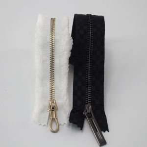 TGKELL Long Chain Zipper , Plastic Aluminium Resin Brass Zipper Tape