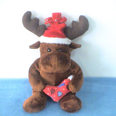 Buy Plush Santa Deer at wholesale prices