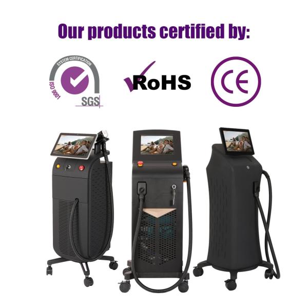 2025 Diose Laser Platinum Laizer / titanium 3d 808nm 755nm 1064nm Laser Hair Removal Machine