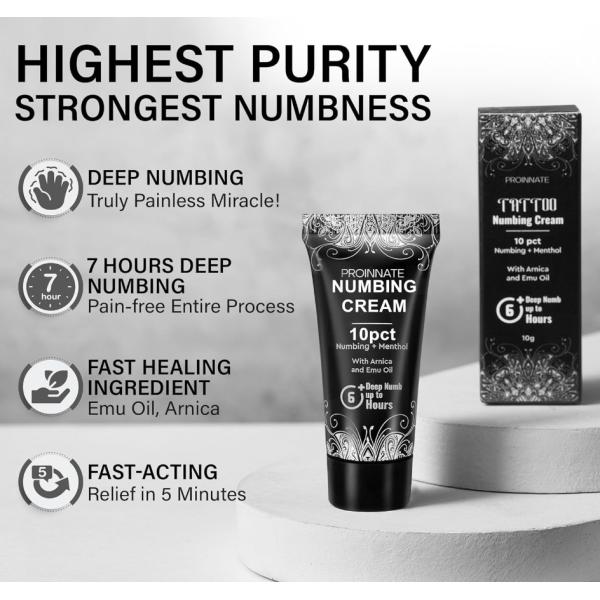 Buy Mithra Skin Fast Numb Tattoo Pain Killer Cream For Permanent Makeup at wholesale prices