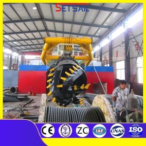 10 Inch Siemens PLC Diesel Engine River Sand Dredger with Cyclone Type