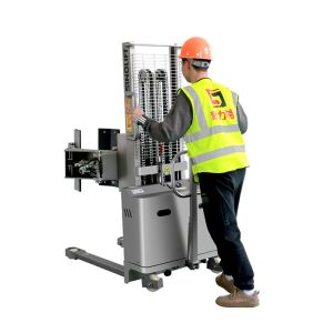 Sinolift CTD1000SR Semi-Electric Stainless Steel Clamp Roll Lifter
