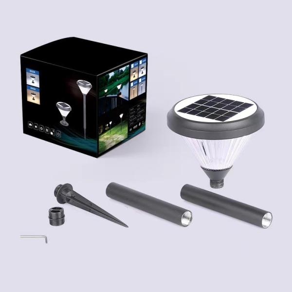 Hot Selling Decoration Waterproof Outdoor Led Solar Lights Lawn Spotlighting Spike Garden Light