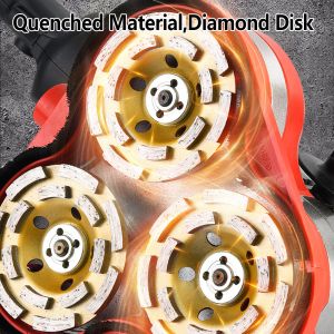 Compact Handheld Concrete Grinder For Small Surface Preparation Tasks