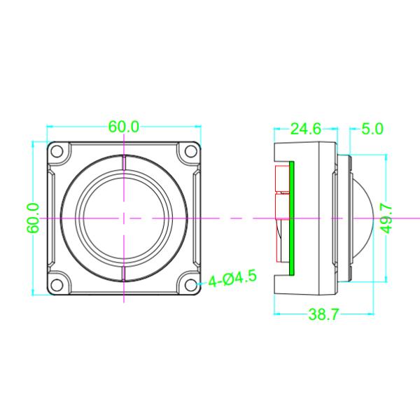 Removable Industrial Trackball Pointing Device 38mm For Ultrasound Medical