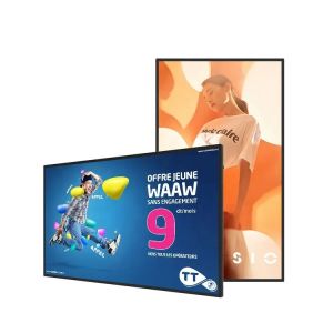 75" Wall Mounted Digital Signage 3840*2160 With 8ms Response Time