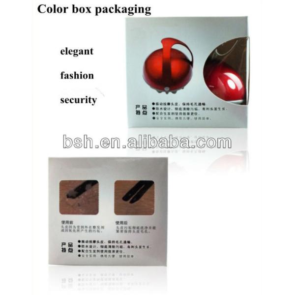 Watertight Scalp Massaging Shampoo Brush BF6002 Piano Finish Red Color