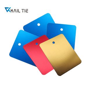 China OEM Aluminum Name Plate 73*38*0.5mm Identification Color Name Tags For Equipment on sale