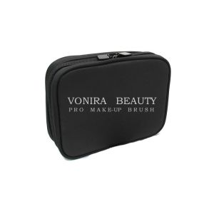 Pro Makeup Brush Case Cosmetic Bag Or Brush Holder For Travel Black