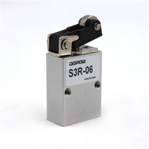 CE Mechanical Pneumatic Valve S3R-06 Pneumatic Roller Lever Valve