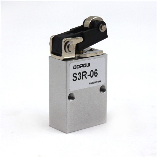 Buy CE Mechanical Pneumatic Valve S3R-06 Pneumatic Roller Lever Valve at wholesale prices