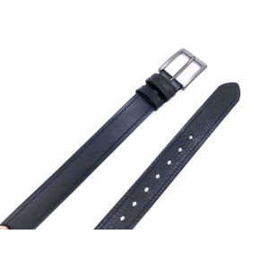 Luxury And Elegant Top Grain Mens Casual Leather Belt 38mm Gunmetal Brushed