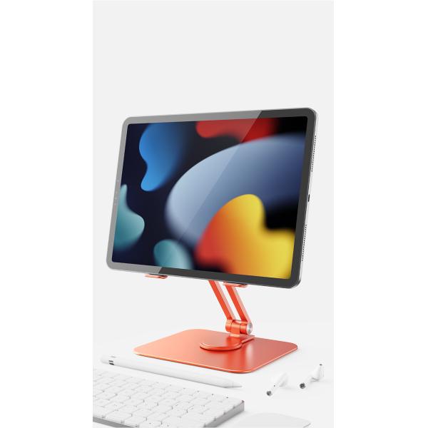 Beautiful Design Aluminum Alloy Material Tablet Stand in Modern 18*16*4.2cm with Stylish