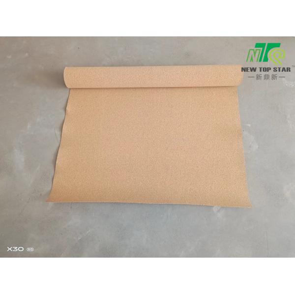 1mm Thick Eco Cork Underlayment Soundproofing 220kg/Cbm For PVC Flooring