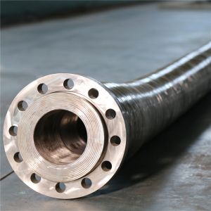 8" And 10" Offshore Hydraulic Hose / Marine Dock Oil Hose With Steel Flange