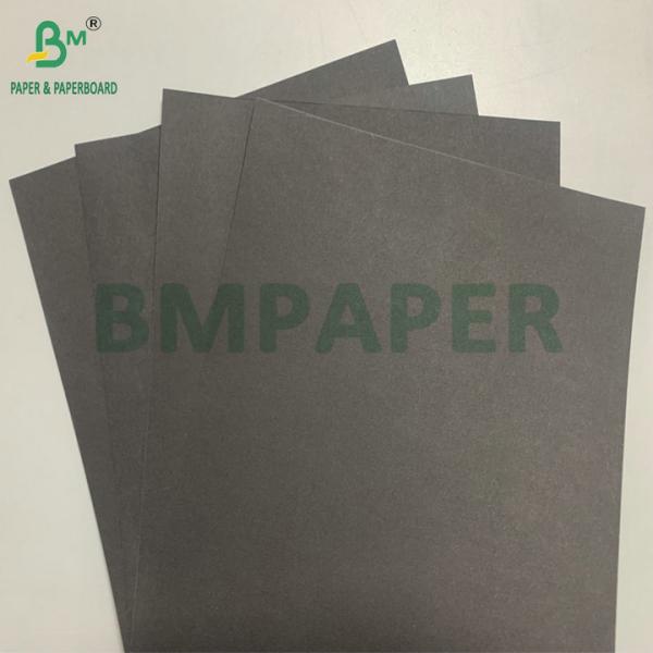  Good Strengh Heavyweight 350gsm 400gsm Black Cardboard For Gift Box