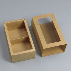 Custom Window Pastry Box with Dividers for Biscuits Cakes