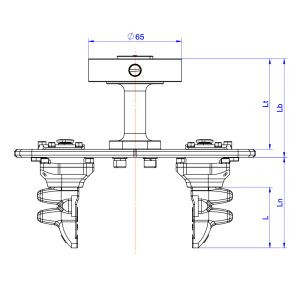 Automobile Industry 1500g Pneumatic Soft Robotics Hand