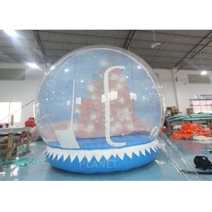 0.8mm Transparent Inflatable Snow Globe Photo Booth