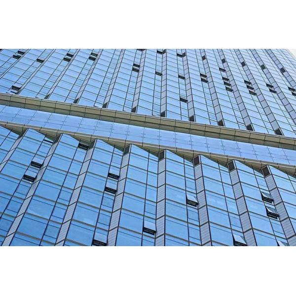 Buy Custom Office Building Curtain Wall Aluminium Soundproofing With Light Control at wholesale prices