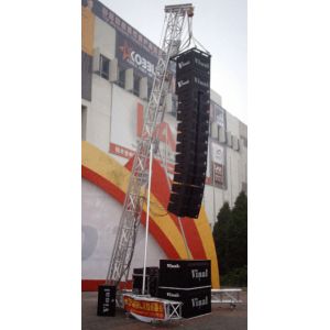 Dj Style Aluminum Stage Lighting Pillar Audio New Line Array Speaker Stand Truss