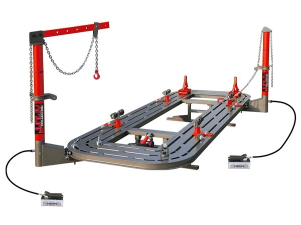 Buy 380v Auto Body Repair System For Car Wheel Post Max Tension 95KN 360° at wholesale prices