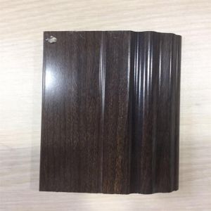 Customized Wood Grain Aluminum Extrusion Smooth Floor Skirting Board