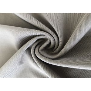 90% Polyester 10% Spandex Weft Knitted Interlock Fabric High Density For T Shirt