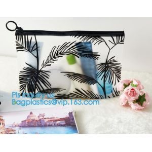 slider LDPE A5 plastic document bag, Zipper slider clear custom undergarment